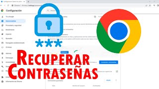 Cómo Recuperar Contraseñas De GOOGLE CHROME Fácil y Rápido [upl. by Jochebed320]