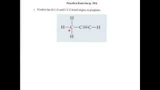 Practice Exercise p 343 Bond Angles [upl. by Annert409]