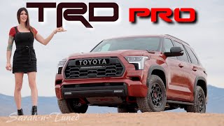 This is a REAL SUV  2024 Toyota Sequoia TRD Pro Review [upl. by Lenhart]