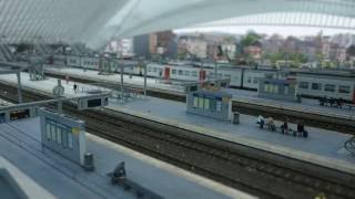 SNCB Timelapse Liège Guillemins [upl. by Cinom]