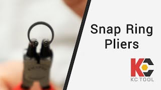 Snap Ring Circlip CClip Retaining Ring Pliers  The Basics [upl. by Maccarthy]