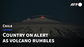 Chile on alert as Villarrica volcano rumbles  AFP [upl. by Aikaz]