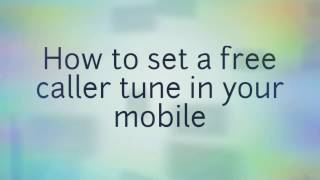 How to set a free caller tune in your mobile number [upl. by Akener]