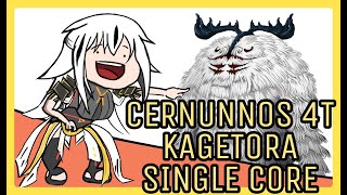 Lostbelt No6 CERNUNNOS 4T ft Nagao Kagetora Single Core【FateGrand Order】【FGO JP】 [upl. by Nylrehc]