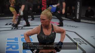 UFC 3  Amanda Nunes vs Holly Holm  3 Round Fight  Legendary Difficulty [upl. by Harilda]