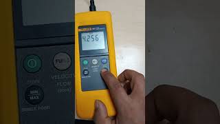 How to change area in CFM meter CFM meter me area kaise change kre anemometer fluke 925 [upl. by Phail461]