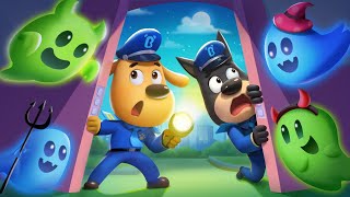 Strange Sound From Toilet  Police Cartoon  Cartoon for Kids  Sheriff Labrador  BabyBus [upl. by Daffy]