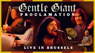 Gentle Giant quotProclamationquot Live ZDF TV Special in Brussels [upl. by Hurley]