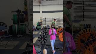 Superstar Annabelle at static monsters 2023 NorCal 135 lb axle deadlift and 60 lb log press [upl. by Ricketts747]