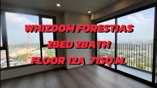 WHIZDOM FORESTIAS 71SQM 2BED2BATH FLOOR 12A RESALE [upl. by Trimble]