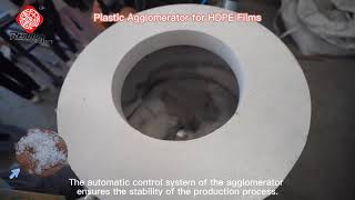 recycling machine plastic Testingre Video of Agglomerator [upl. by Silletram263]