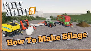 How To Make Silage in Farming Simulator 19  Tutorial 🚜 [upl. by Enamrahs336]