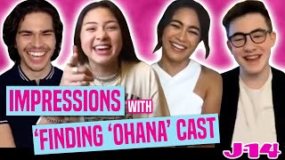 Netflixs Finding Ohana Cast Does Impressions [upl. by Pilihp]