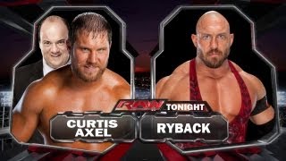 WWE Raw Curtis Axel Vs Ryback Full Match HD [upl. by Anelac]