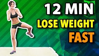 12 Min Lose Weight Fast Home Workout [upl. by Gillmore]