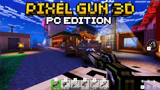 Pixel Gun 3D PC Edition First Ever Gameplay Experience [upl. by Ahcilef]