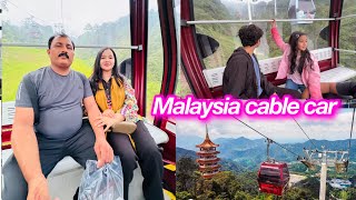 Malaysia cabl car  1st time experience  Sitara Yaseen vlog [upl. by Odie525]