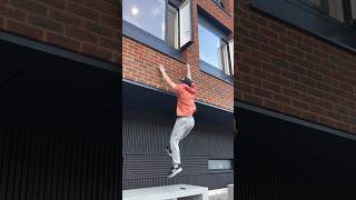 Just a friendly reminder to close your windows 👀😂 ampisound parkour freerunning climbing [upl. by Mccall]