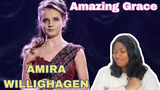 ANGELIC Amira Willighagen Amazing Grace  First Time Reaction [upl. by Lucienne92]