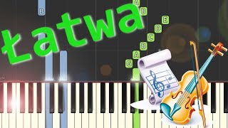 🎹 Polonez amoll quotPożegnanie Ojczyznyquot Ogiński  Piano Tutorial łatwa wersja 🎵 NUTY W OPISIE 🎼 [upl. by Haraj]