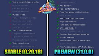 Summertime Saga  Stable Vs Preview  DIFERENCIAS ENTRE LAS DOS VERSIONES [upl. by Perkin]