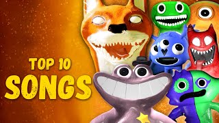 TOP 10 GARTEN OF BANBAN 5 SONGS  KITTYSAURUS Mr KICKSTER SHERIFF TOADSTER JESTER  by MORS [upl. by Kerman296]