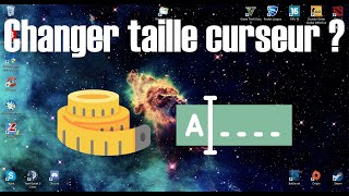 Tuto Comment changer et modifier la taille des curseurs sur Windows 11 [upl. by Akilat]