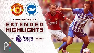 Manchester United v Brighton  PREMIER LEAGUE HIGHLIGHTS  9162023  NBC Sports [upl. by Phyl]