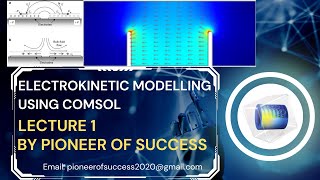 Introduction to Electrokinetic Simulations using COMSOL Electrochemical comsol pos [upl. by Yerkovich717]