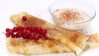 Redcurrant Sauce for pancake recipe with cocoa powder and Crème fraîche [upl. by Audras]