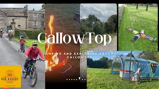 Camping at Callow Top Holiday Park Tissington Trail  Ilam Hall  Ashbourne  Carsington Reservoir [upl. by Namso]