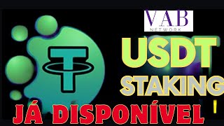 USDT STAKING COMO FAZER UM DEPOSITO E FAZER STAKE [upl. by Kippar]