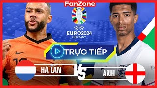 Trực tiếp Euro 2024  Hà Lan và Anh  Livestream từ Fanzone [upl. by Raynor971]