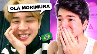 RECEBI UM VÍDEO DO JIMIN DO BTS  FUI NOTADO [upl. by Arianna]