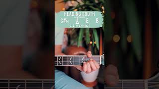 Heading South Zach Bryan Guitar Tutorial No Capo  Heading South Guitar Lesson shorts [upl. by Yvan]