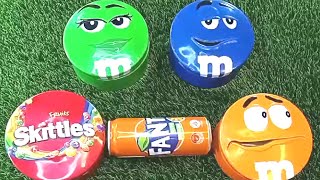 Satisfying Video  Unpacking 4 Rainbow MampMS vs Maltesers Containers with Color Candy ASMR [upl. by Trebbor529]