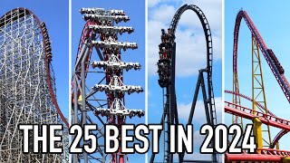 Top 25 Roller Coasters in the World 2024 [upl. by Ikim420]