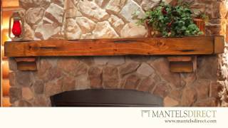 Wood Mantel Shelves  ROI1 [upl. by Aisetra]