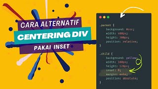 Centering DIV dengan Properti CSS inset [upl. by Abisha]