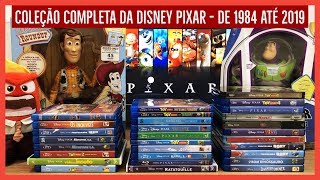 MINHA COLEÇÃO COMPLETA DA DISNEY PIXAR EM BLURAY  TODOS OS FILMES E CURTAS DE 1984 ATÉ 2019 [upl. by Sheffield]