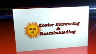 Koster Zonwering [upl. by Clementis]