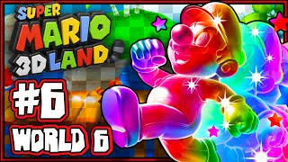 Super Mario 3D Land 100 1080p  Part 6  World 6 [upl. by Vannie]