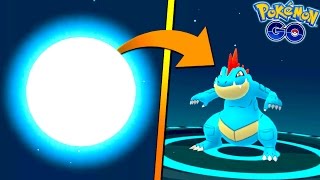 FINALLY EVOLVING TO FERALIGATR IN POKEMON GO Generation 2 Feraligatr Evolution  WE IN BOSTON [upl. by Anitram]