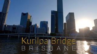 Exploring Brisbanes Kurilpa Bridge A Scenic Stroll From South Bank To City 2024 [upl. by Anawait]