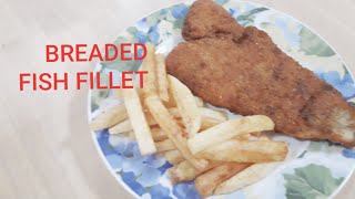 BREADED FISH FILLET  How to make breaded fish fillet [upl. by Ysied]