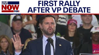 FULL SPEECH JD Vance holds first rally after VP debate in battleground Michigan  LiveNOW from FOX [upl. by Eiramannod869]