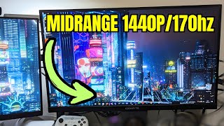 GIGABYTE M27Q 170Hz 1440p Monitor  Quick Review One Strange Issue [upl. by Eveam]