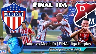 Junior vs Medellin final de la liga betplay [upl. by Mouldon]