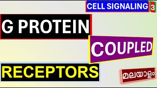 G Protein coupled Receptor Malayalam GPCR signaling pathway malayalam Receptors malayalam cAMP PLC [upl. by Cogan]