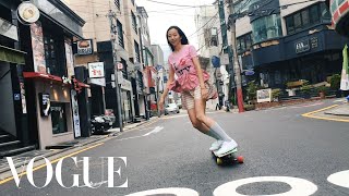 South Korean Longboarder Ko Hyojoo Rolls Through Seoul in Style [upl. by Naimerej]